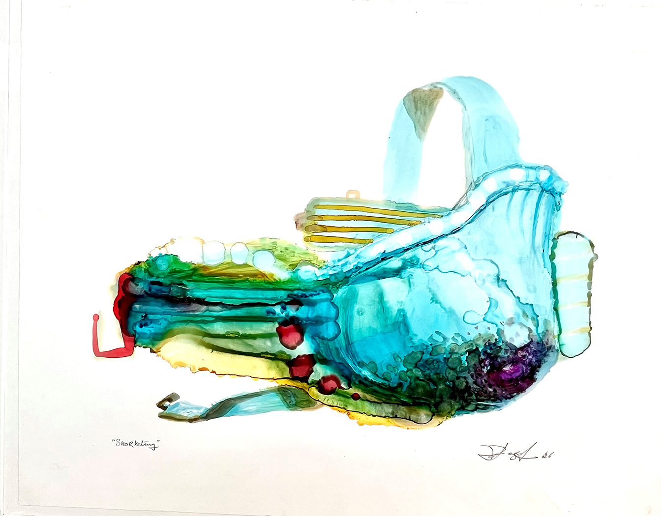 2026-Total Loss-Snorkling-30x40cm 1050pix