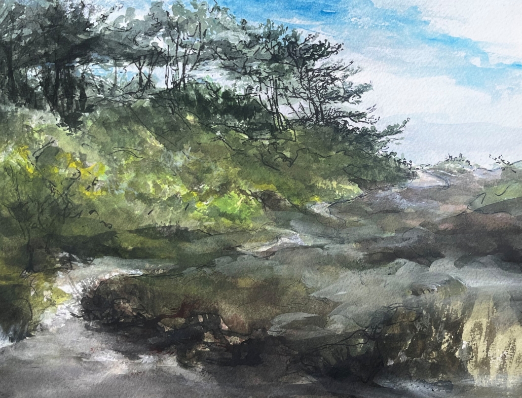 2026-Duinen bij Hargen aan Zee 3-aquarel-23x31cm-web