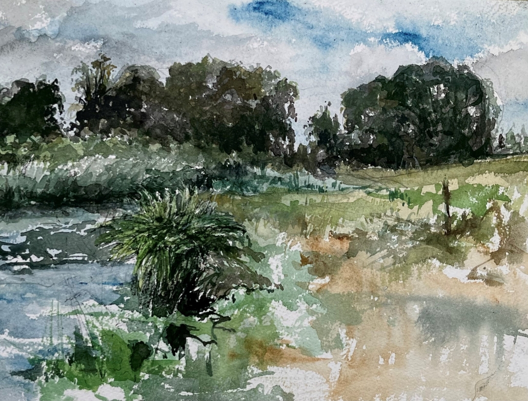 2026-Sint Michelsgestel Eschestroom-1-aquarel-23x31cm